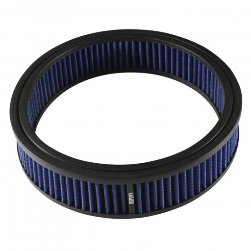 [68-103] Air Cleaner Filter Element Blue 9" Wide 2" Tall Round High Performance Cotton