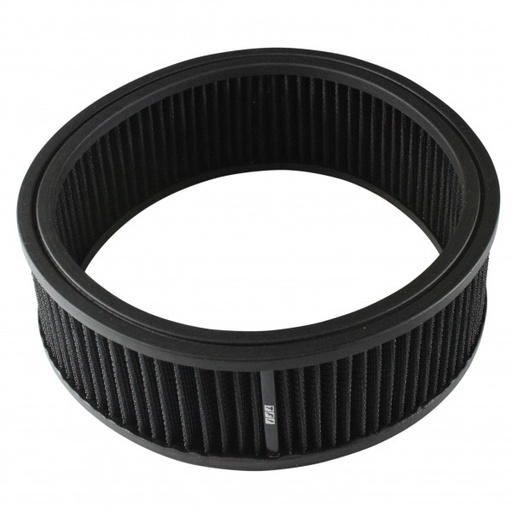 [68-111] Air Cleaner Filter Element Black 9" Wide 3" Tall Round High Performance Cotton