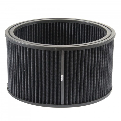 [68-131] Air Cleaner Filter Element Black 9" Wide 5" Tall Round High Performance Cotton