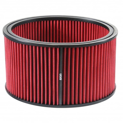 [68-132] Air Cleaner Filter Element Red 9" Wide 5" Tall Round High Performance Cotton