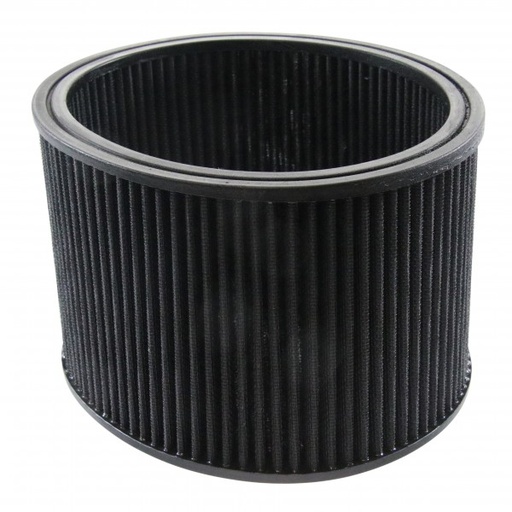 [68-141] Air Cleaner Filter Element Black 9" Wide 6" Tall Round High Performance Cotton
