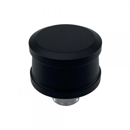 [68-511] Valve Cover Breather Cap Push In 1"(25mm) Neck Alloy Black Smooth Round
