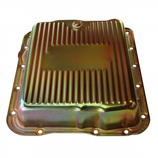 [68-556] Transmission Pan GM Turbo 700R4/4L60/4L60E OEM 2-5/8" Deep Zinc Steel Finned