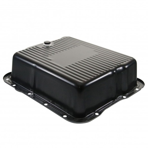 [68-561] Transmission Pan GM Turbo 700R4/4L60/4L60E 3-1/2" Deep Black + Drain Plug