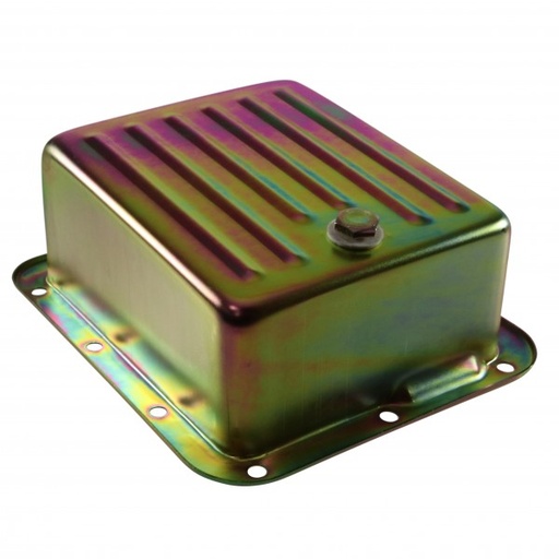 [68-572] Transmission Pan Ford C4 Deep 4" Depth Zinc Steel Finned Case Fill