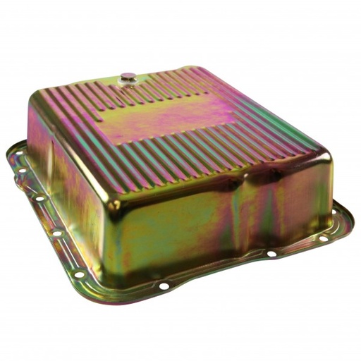 [68-575] Transmission Pan GM Turbo 700R4/4L60/4L60E Deep Zinc with Drain Plug