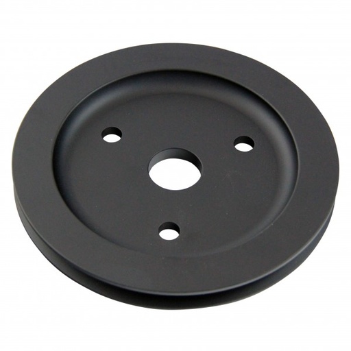 [69-240] Pulley Crankshaft Single Groove Swp Black Alloy Small Block Chevrolet 265-400
