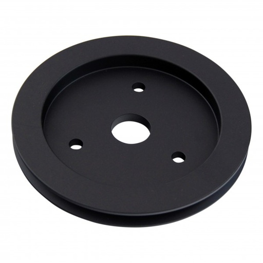 [69-250] Pulley Crankshaft Single Groove Swp Black Alloy Big Block Chevrolet 396-454