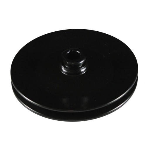 [69-273] Pulley GM Power Steering Single Groove Black Steel 5/8" Shaft 5-3/4" Diam