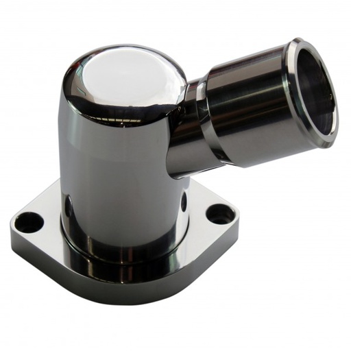 [69-285] Water Neck Chevrolet LS 2004-08 Polished Alloy 45 Degree Swivel Style