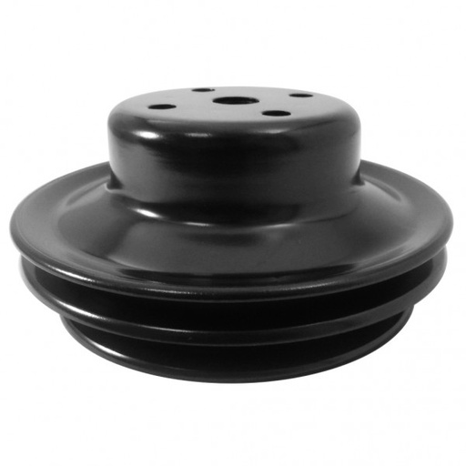 [69-469] Pulley Water Pump Double Groove Lwp Chrome Steel Big Block Chevrolet 396-454