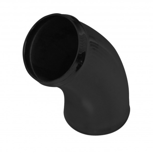 [69-491] Intake Pipe Intercooler 3" (76mm) OD 45 Degree Black Alloy Pipe 6" (150mm)