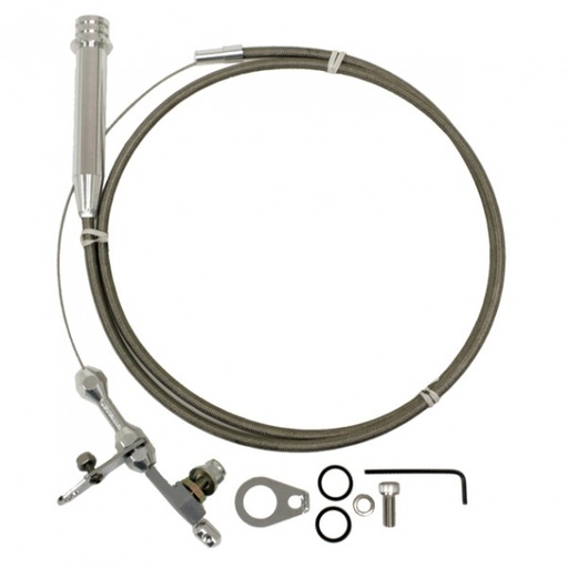 [69-511] Kickdown Assembly 700-R4 Tuned Port Braided Stainless Steel