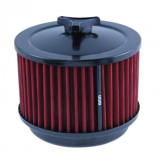 [69-671] Black Air Cleaner 6-3/8" Wide x 4" Tall 5-1/8" Holley Edelbrock Red Element