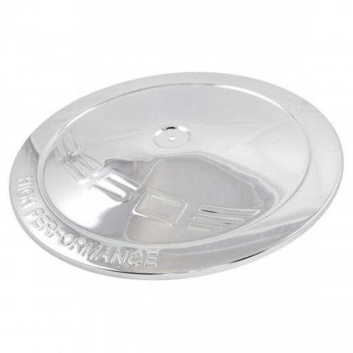 [7081] Filter Lid Top Chrome Steel suits 14" Inch 350 Logo Air Cleaner Replacement