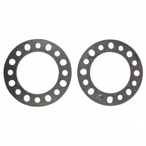 [7108] Wheel Spacer Billet Cast 8 Hole-Pair. 8mm thick, 205mm OD, 124mm ID