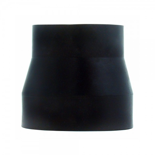 [8411] SINGLE Black Silicone Car Engine Hose Pipe Reducer 3 inch to 2.5 inch