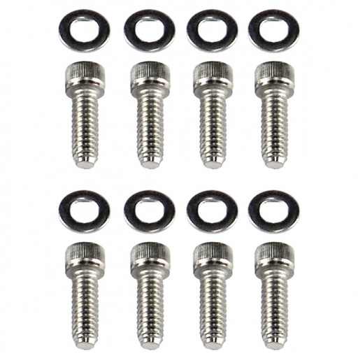 [8752L] Valve Cover Bolts Holden 6 Chrome Socket Head X Long suit Alloy Covers-Set