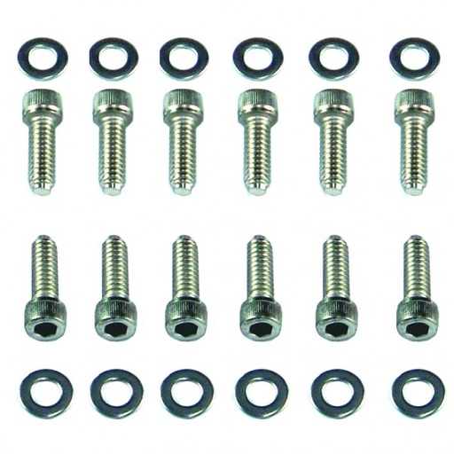 [8760L] Valve Cover Bolts Ford Windsor Chrome Socket Head X Long suit Alloy Covers-Set