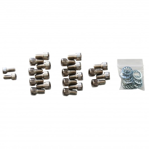 [9777] Oil Pan Bolt Kit Chev BB,  Chrysler, Ford 390-428 Chrome Socket Head