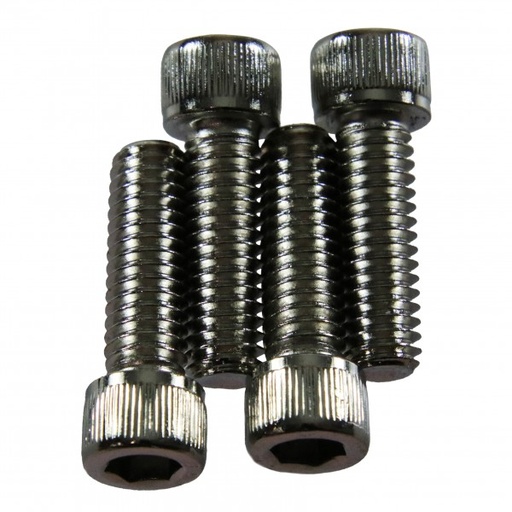 [9827] Bolt Set 5/16-18" x 1" Long Chrome Socket Head Set 4