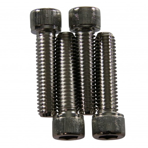 [9896] Bolt Set 3/8-16" x 1-1/2" Long Chrome Socket Head Set 4