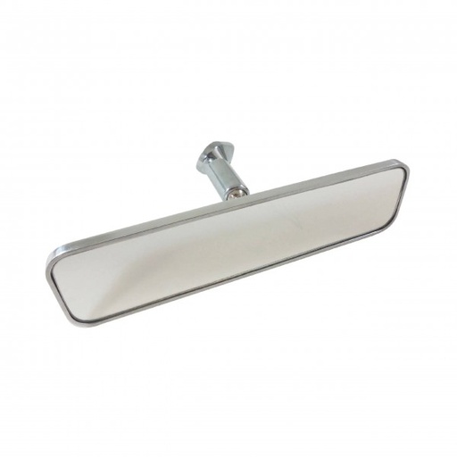 [A6065] Ball Milled Aluminum Interior Windshield Rear View Mirror " Polished