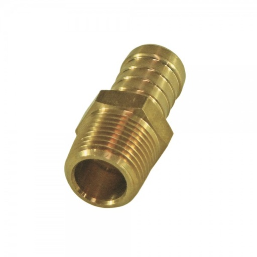 [B33N] Brass Holden V8 Manifold Water Outlet 5/8" (15.9mm) Hose X 1/2" (21mm) BSP