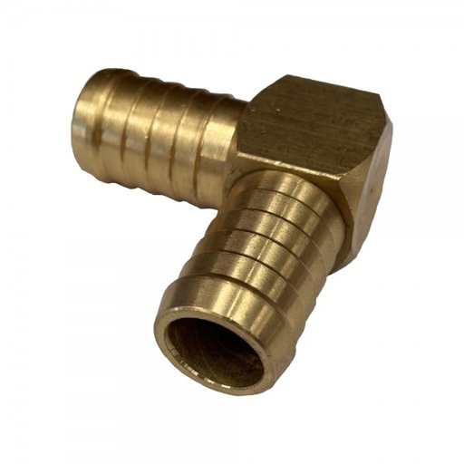 [BE34] Brass Male Elbow Joiner 3/4" (19.1mm) Barbed Hose Tube Ends