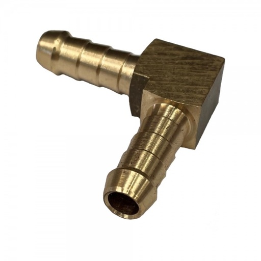 [BE516] Brass Male Elbow Joiner 5/16" (7.9mm) Barbed Hose Tube Ends