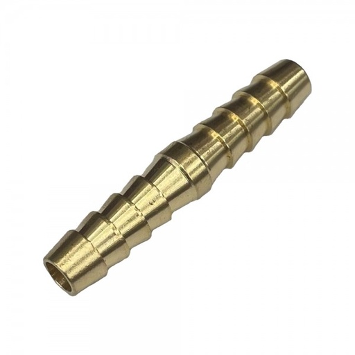 [BJ14] Brass Straight Male Joiner 1/4" (6.3mm) Barbed Hose Tube Ends