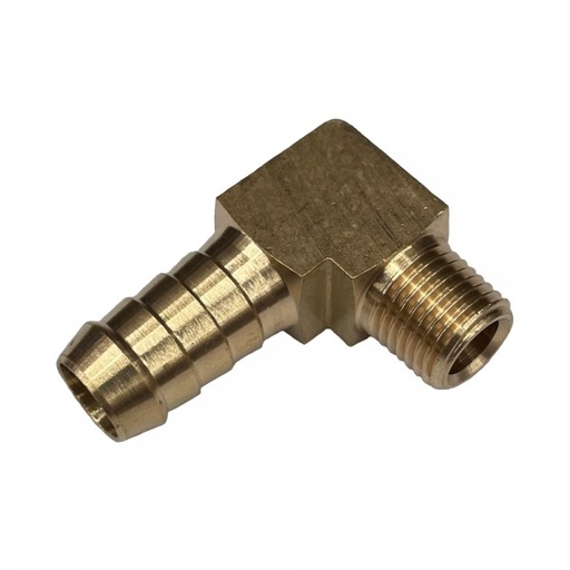 [BME1212] Brass Male Elbow Tail Fitting 1/2" (12.7mm) Hose Tube End to X 1/2" (21mm) BSP