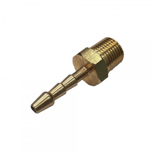 [BMT1818] Brass Male Tail Fitting 1/8" (3.2mm) Hose Tube End to 1/8" (9.7mm) BSP Thread