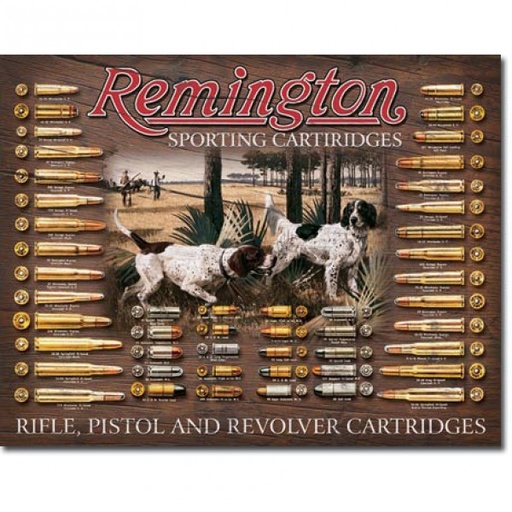 [MSI1679] Remington Sporting Cartridges Bullet Board Metal Sign Reproduction 41cm x 32cm