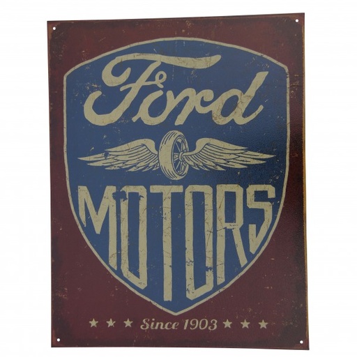 [MSI2205] Ford Motors Since 1903 Metal Sign Reproduction 32cm x 41cm