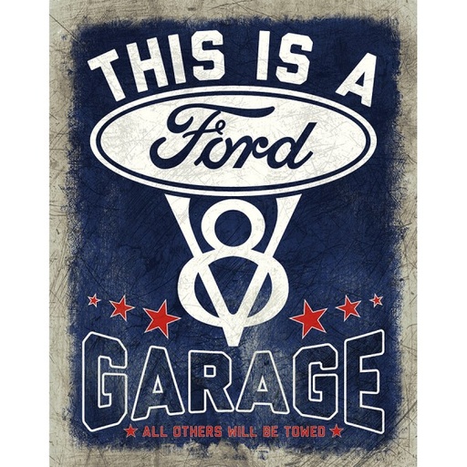 [MSI2394] This is a Ford V8 Garage Metal Sign Reproduction 32cm x 41cm