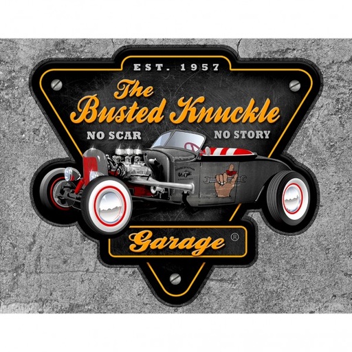 [MSI2649] Busted Knuckle Garage Metal Sign Reproduction 41cm x 32cm