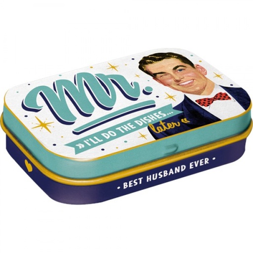 [NA81464] MintBox: Mr I'll Do It Later Size:4x6 x1.6cm sugar free mints 34gm