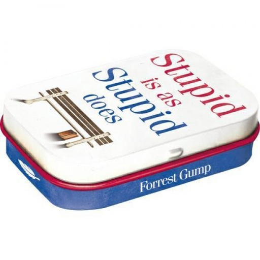 [NA81468] MintBox: Stupid is as Stupid Does Size:4x6 x1.6cm sugar free mints 34gm