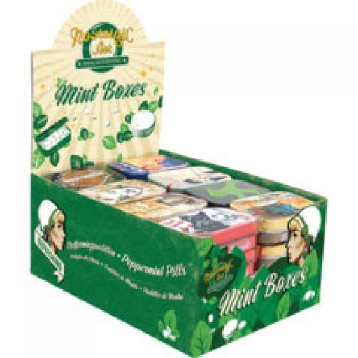 [NACOU] Mintbox: Counter Display of 32 Mints Boxes. Contains 8 Good Sellers x 4 of each