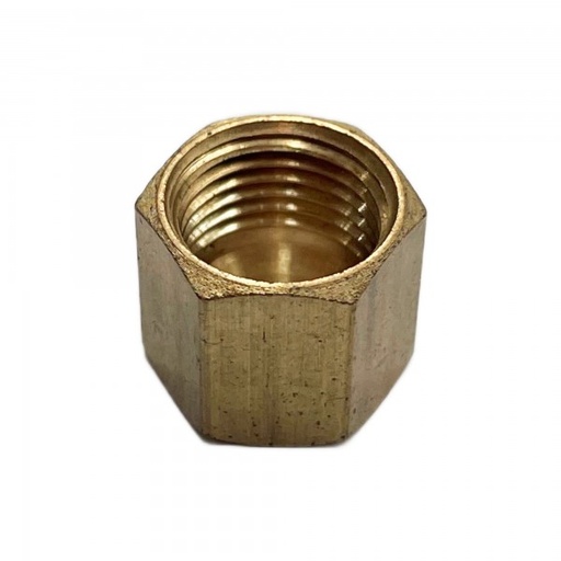 [P203] Brass Compression Nut 1/4" (6.3mm) Hose Tube with 7/16" x24 Female BSP Thread