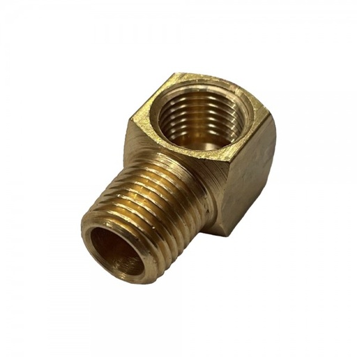 [P2503] Brass Elbow 1/4" (13.2mm) Male BSP Thread and 1/4" (6.3mm) BSP Female Thread