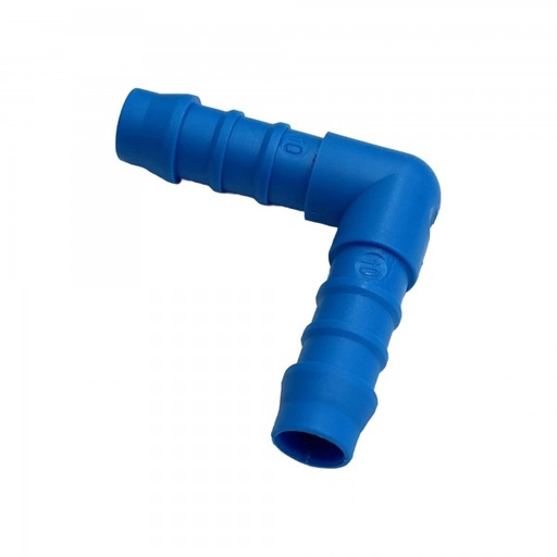 [PE38] Nylon Plastic Male Elbow Joiner 3/8" (9.5mm) Barbed Hose Tube Ends