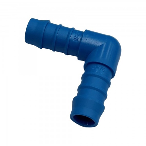 [PE916] Nylon Plastic Male Elbow Joiner 9/16" (14mm) Barbed Hose Tube Ends