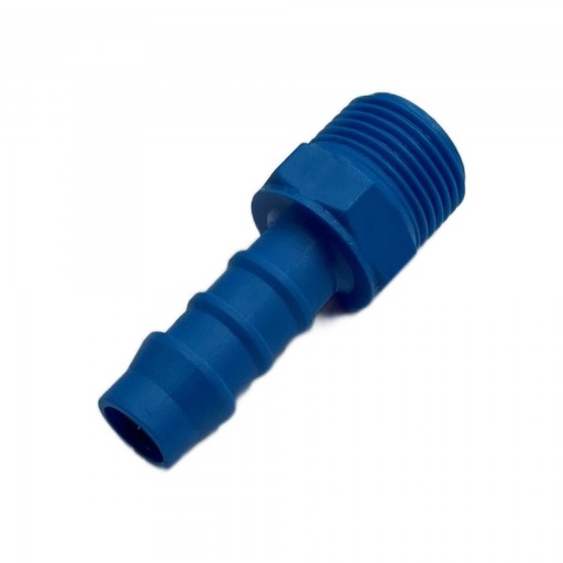 [PLMT1038] Nylon Plastic Male Tail Fitting 3/8" (9.5mm) Hose Tube End to 3/8" (16.7mm) Male BSP Thread