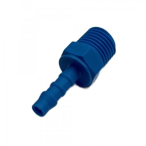 [PLMT514] Nylon Plastic Male Tail Fitting 3/16" (4.8mm) Hose Tube End to 1/4" (13.2mm) Male BSP Thread