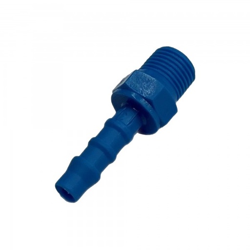 [PLMT518] Nylon Plastic Male Tail Fitting 3/16" (4.8mm) Hose Tube End to 1/8" (9.7mm) Male BSP Thread