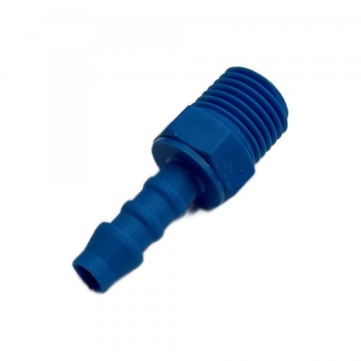 [PLMT614] Nylon Plastic Male Tail Fitting 1/4" (6.3mm) Hose Tube End to 1/4" (13.2mm) Male BSP Thread