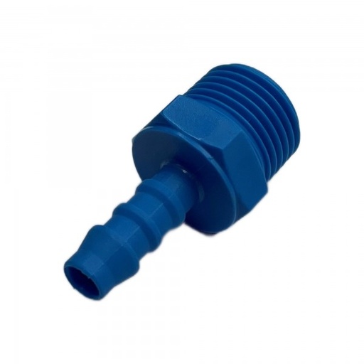 [PLMT812] Nylon Plastic Male Tail Fitting 5/16" (7.9mm) Hose Tube End to 1/2" (21mm) Male BSP Thread