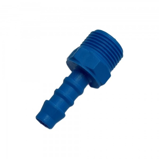 [PLMT838] Nylon Plastic Male Tail Fitting 5/16" (7.9mm) Hose Tube End to 3/8" (16.7mm) Male BSP Thread